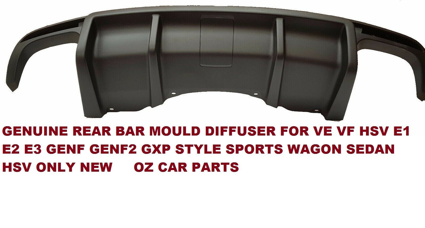 REAR BUMPER BAR INSERT REAR BAR MOULDING FOR HSV PONTIAC G8 GTS NEW SEDAN WAGON