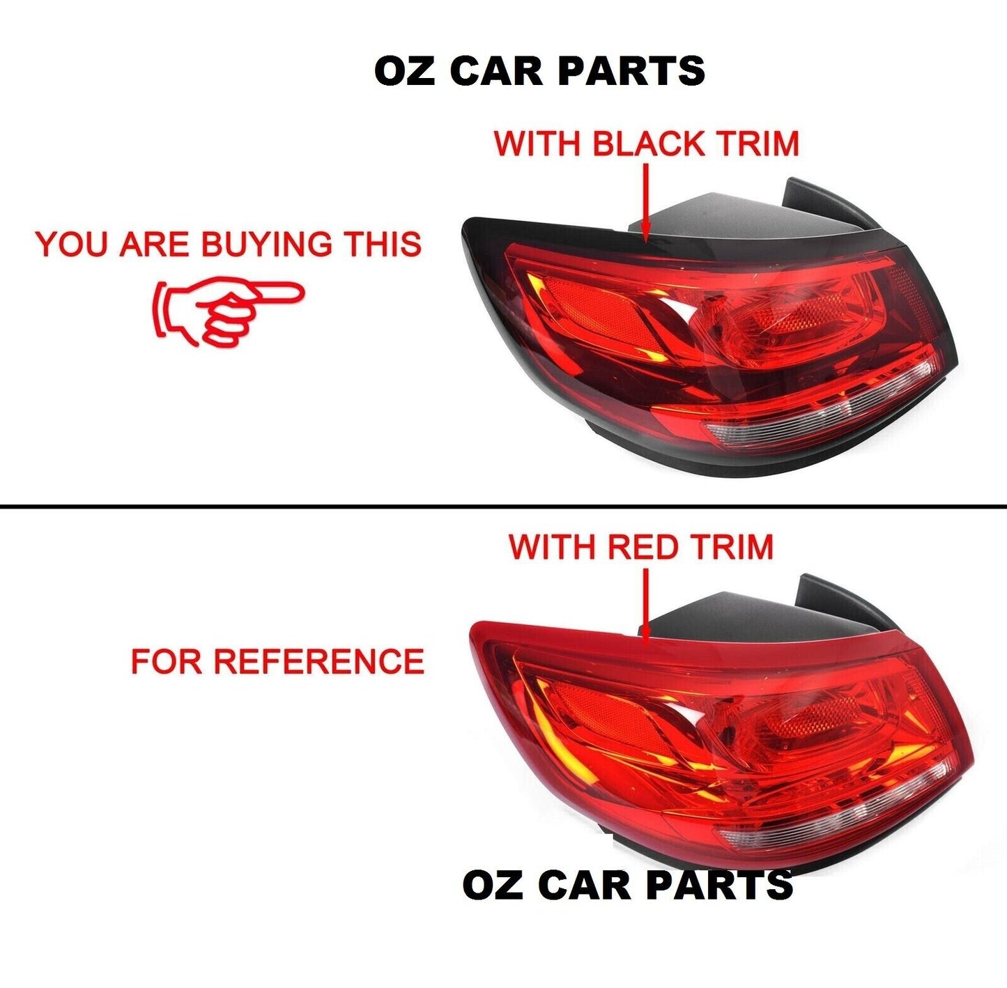 RIGHT HAND TAIL LIGHT REAR LAMP FOR VF CALAIS HOLDEN COMMODORE SERIES 1 NEW