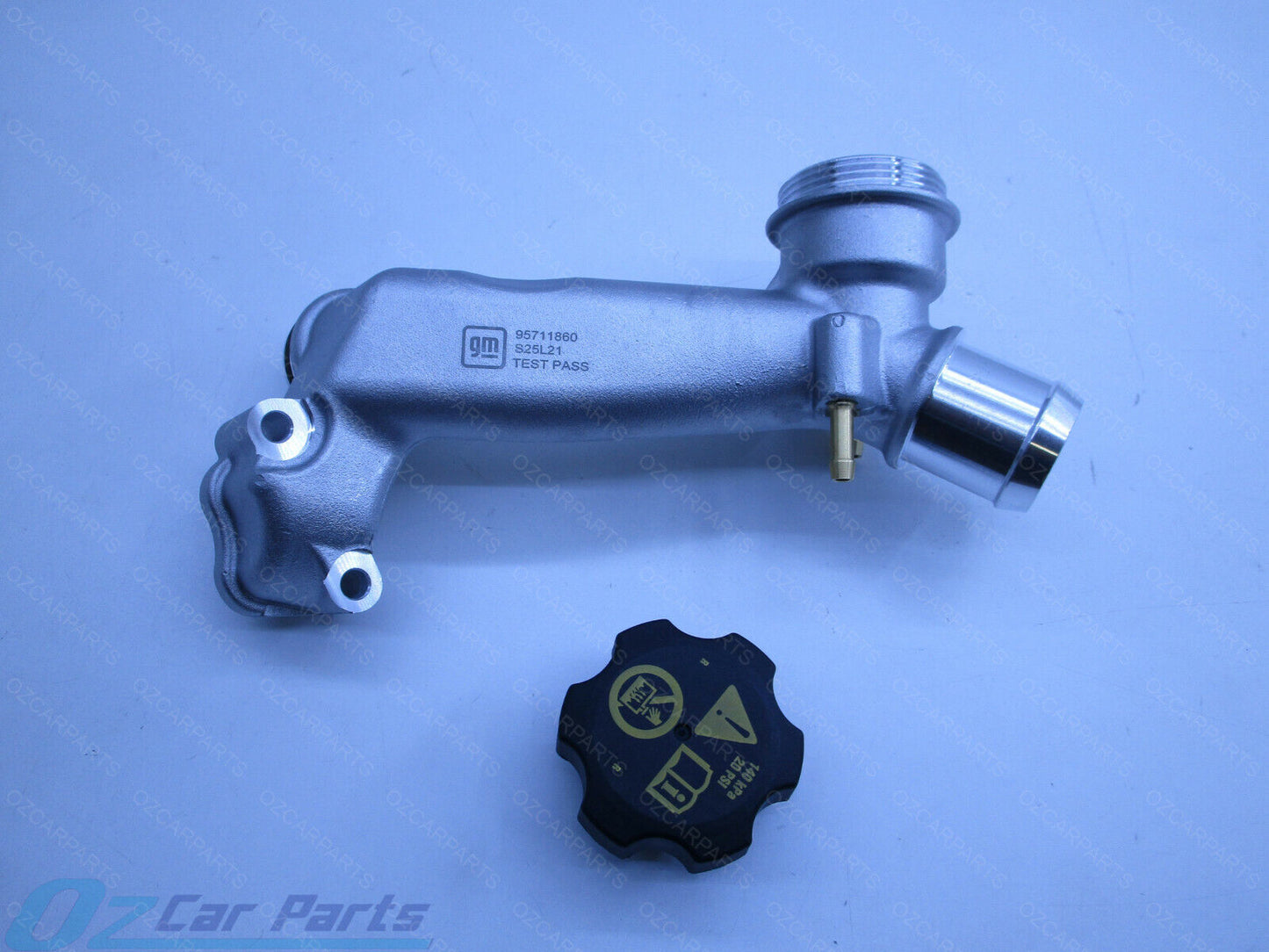 RADIATOR CAP AND HOUSING WATER OUTLET PIPE HOLDEN COMMODORE VE WM V6 GENUINE