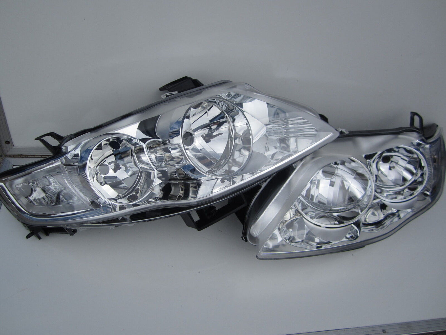 FITS FOR Ford Falcon FG XT MK G6 G6E F6 Headlights Chrome Pair