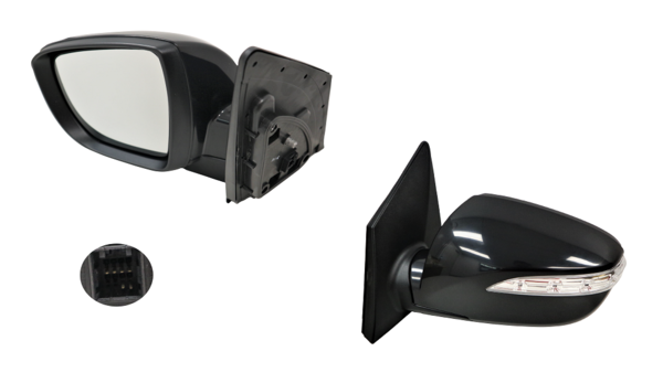 NEW LEFT SIDE DOOR MIRROR FOR HYUNDAI IX35 LM 02/2010-2015 WITHOUT FOLDING 6-PIN