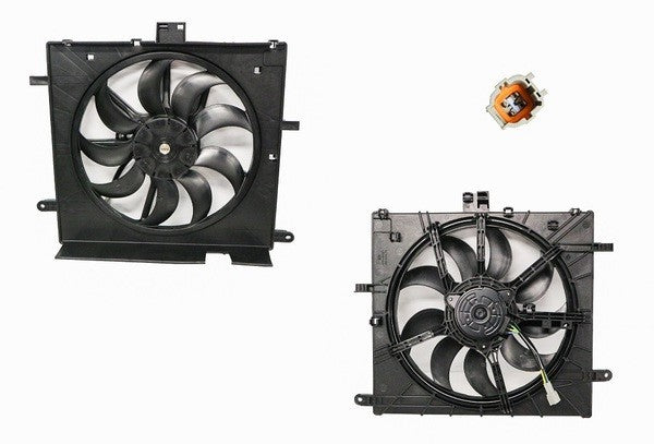 NEW RADIATOR FAN ENGINE FAN FOR NISSAN MICRA K13 11/2010-2016 4-PIN 1.5L HR15D