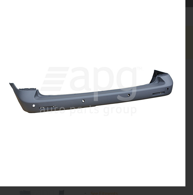 GENUINE REAR BUMPER BAR FOR VOLKSWAGEN TRANSPORTER T5 Van 10/09-12/15 SENSOR TYP