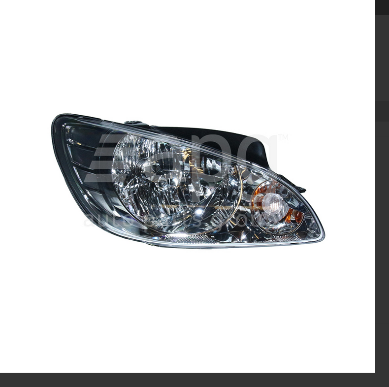 GENUINE RIGHT HEADLIGHT FOR HYUNDAI GETZ 7/07-3/09 W/THREE HORIZONTAL BARS ON CO