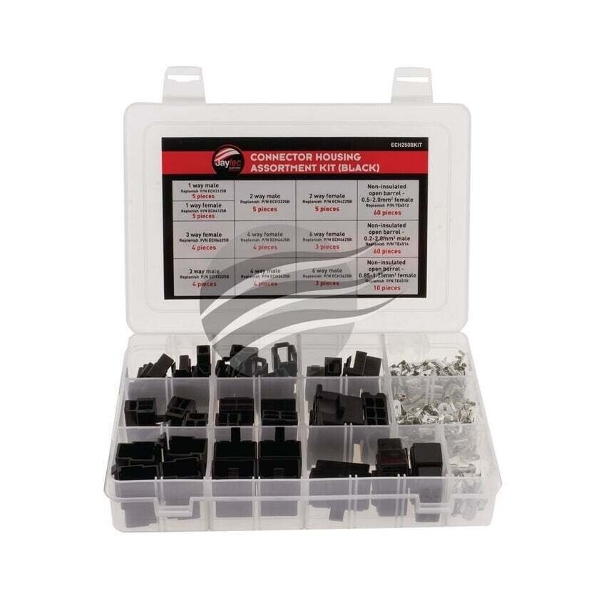 NEW Connector Housing Assortment Kit 250 Series 172 Pack