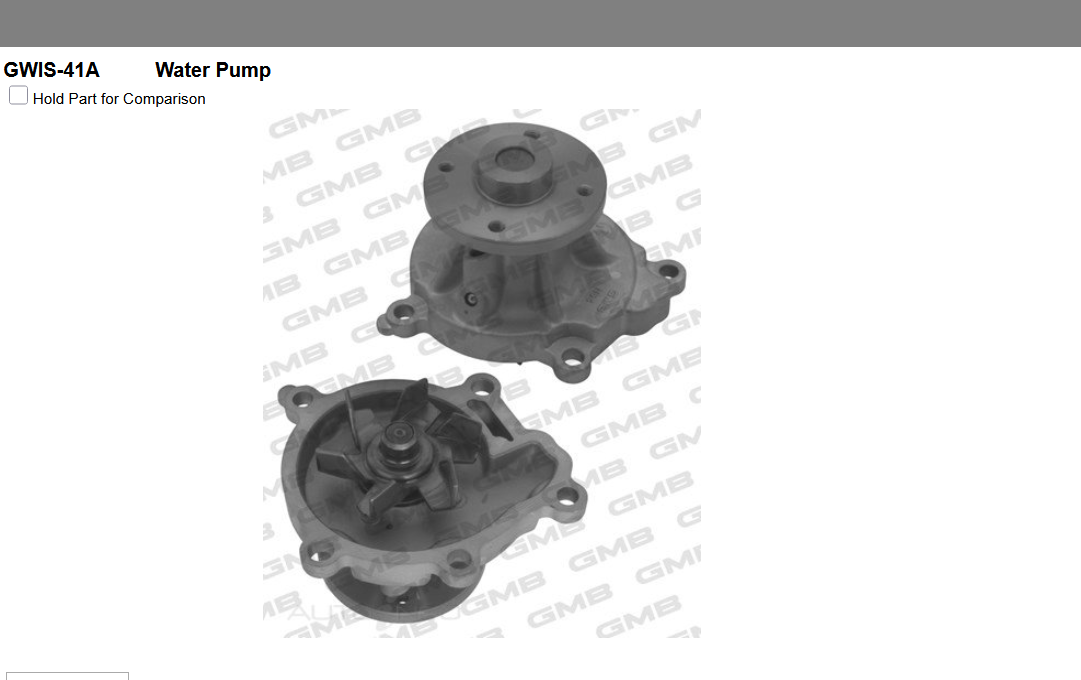 GENUINE GMB WATER PUMP+GASKET+SILICONE FOR NISSAN NAVARA D22 2.4L 1990-2005