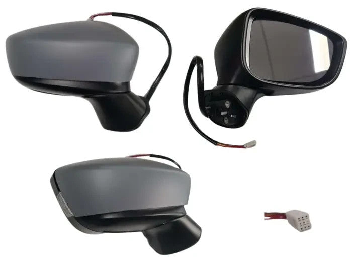 NEW RIGHT DOOR MIRROR FOR MAZDA 3 BM HEATED-BLIND SPOT-LIGHT WITHOUT FOLD 7-PIN