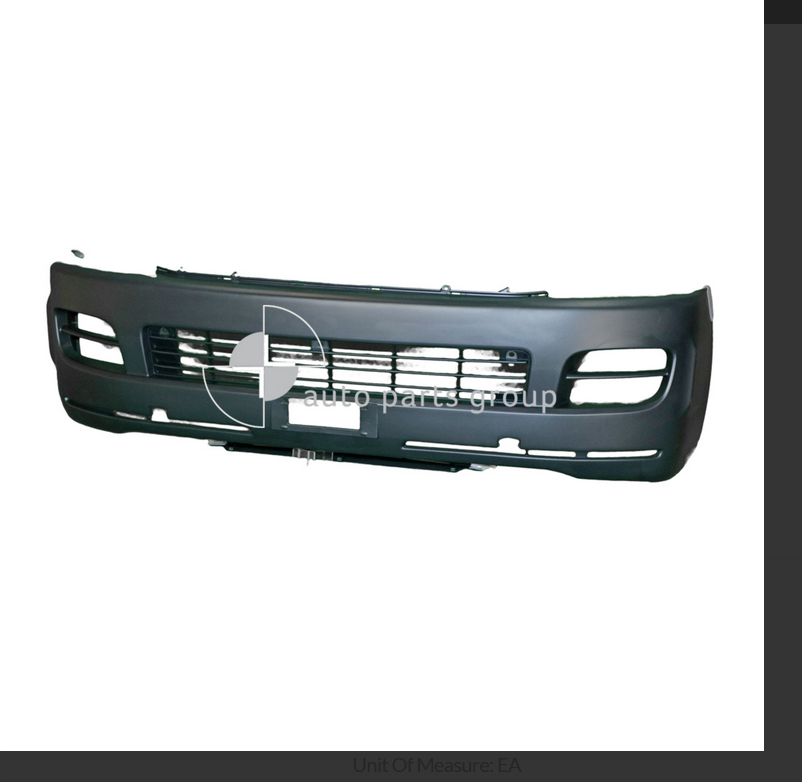 NEW FRONT BAR COVER BUMPER FOR TOYOTA HIACE VAN 1/2005-8/2010 SLWB HIGH ROOF