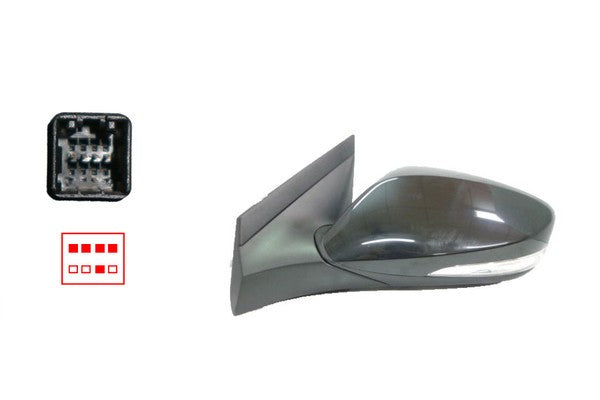 NEW LEFT SIDE DOOR MIRROR FOR HYUNDAI ACCENT RB 07/2011 ~ 2019 5-PIN