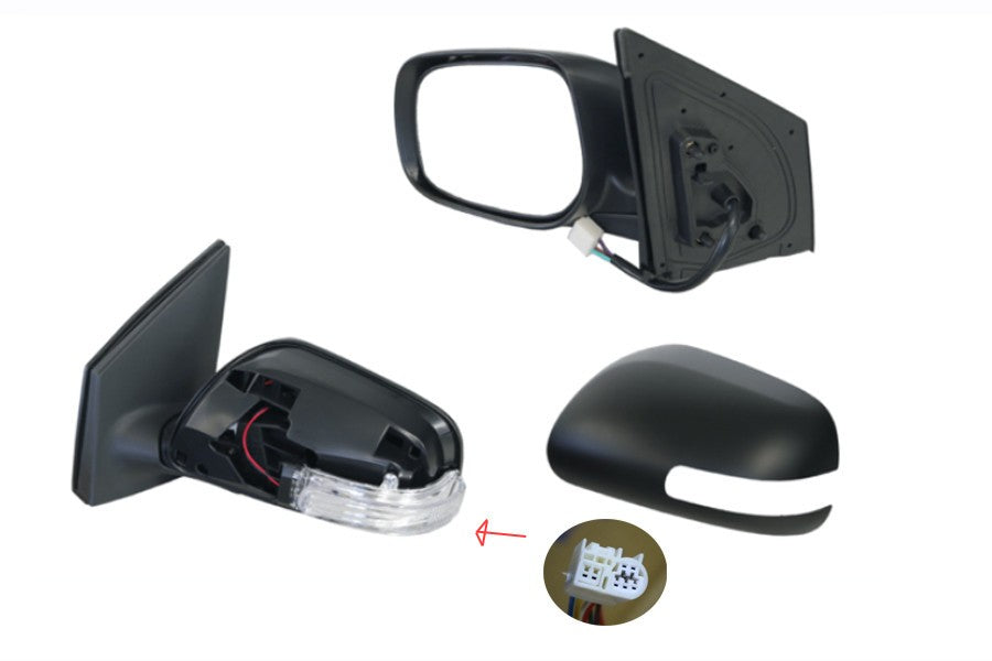 NEW LEFT SIDE DOOR MIRROR FOR TOYOTA COROLLA ZRE152 10/09-12/2012 SEDAN 7-PIN