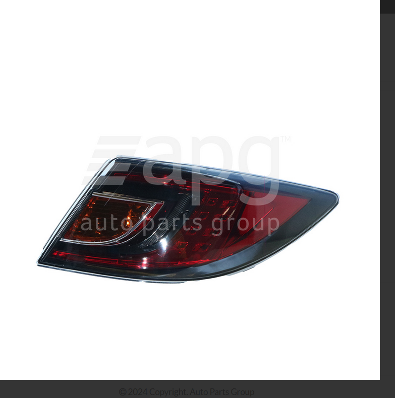 NEW RIGHT TAIL LIGHT FOR MAZDA-6 GH 4/5-DOOR RED LENS TYPE LED 2/2008-3/2010