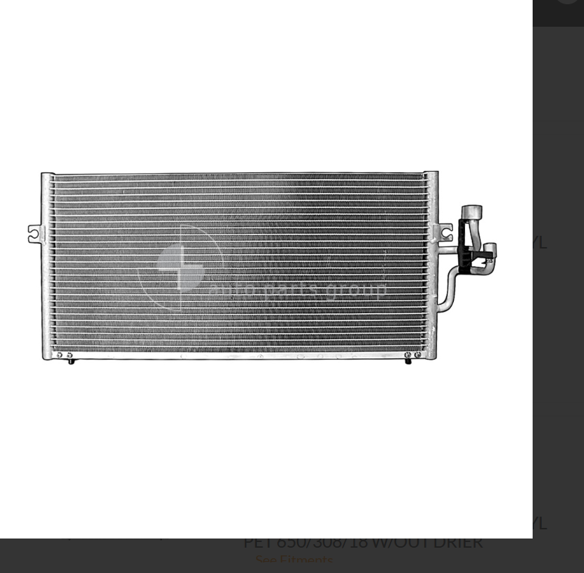 NEW AC CONDENSER FOR MITSUBISHI LANCER MIRAGE 6/96-12/98 1.5L 4G15 & 1.8L 4G93