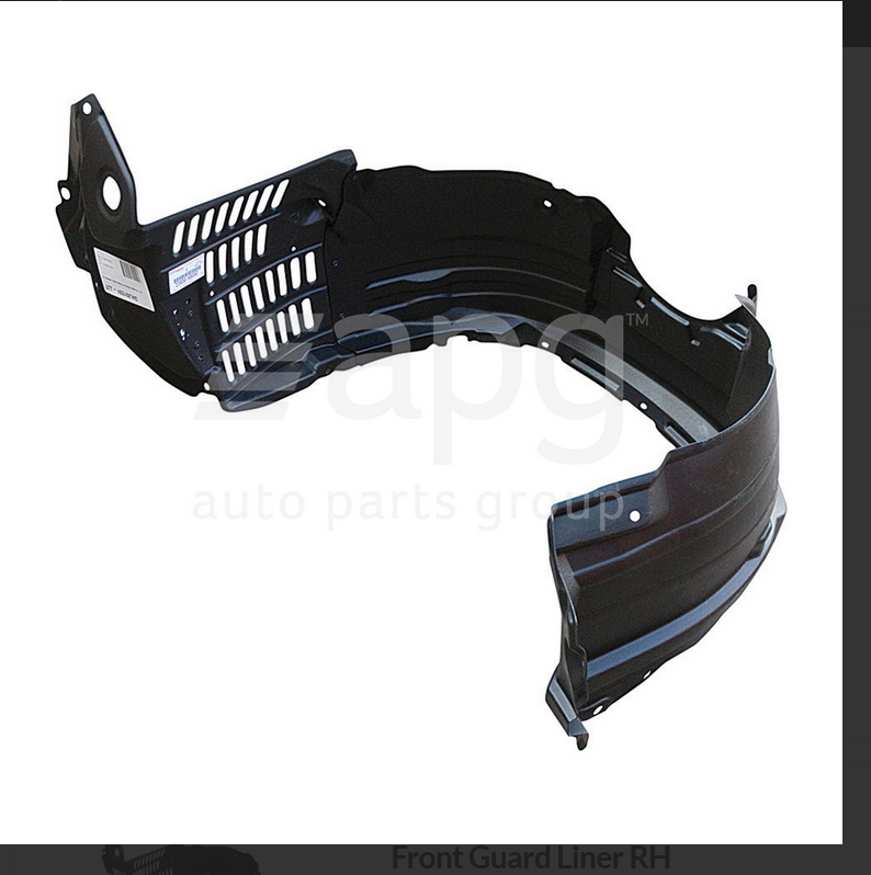 NEW RIGHT FRONT INNER GUARD LINER FOR Toyota Kluger GSU40R 5/2007-7/2010 GRANDE