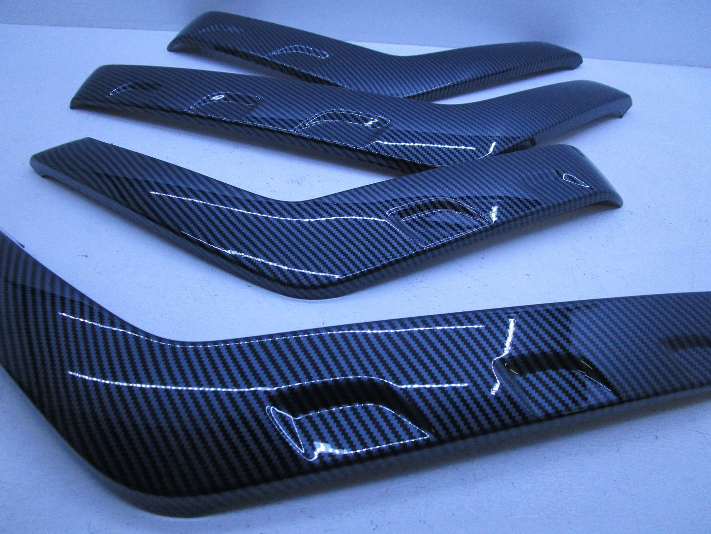 NEW CARBON INNER DOOR HANDLE SET FOR FORD RANGER 2015-2021 XLT ARMREST COVER KIT