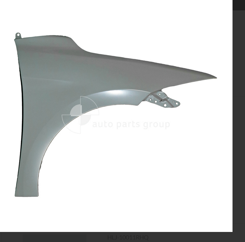 GENUINE RIGHT FRONT GUARD FOR HYUNDAI ELANTRA 12/15-10/18 WITHOUT BLINKER SEDAN