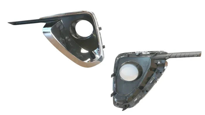 NEW FRONT LEFT FOGLIGHT COVER+CHROME FOR TOYOTA FORTUNER GUN156 07/15-04/20