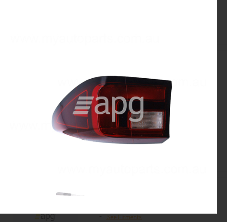Genuine DRIVER SIDE TAIL LIGHT LAMP FOR MG ZS AZS1 WAGON 11/2017-6/2021