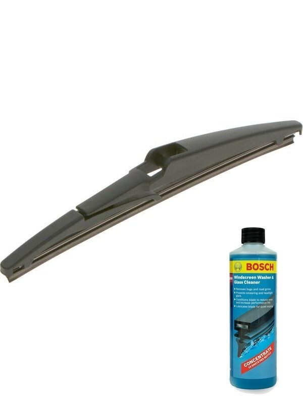 Bosch Rear Wiper Blade 300mm + Windshield Washer Fluid Fits Ford, Honda, Nissan,