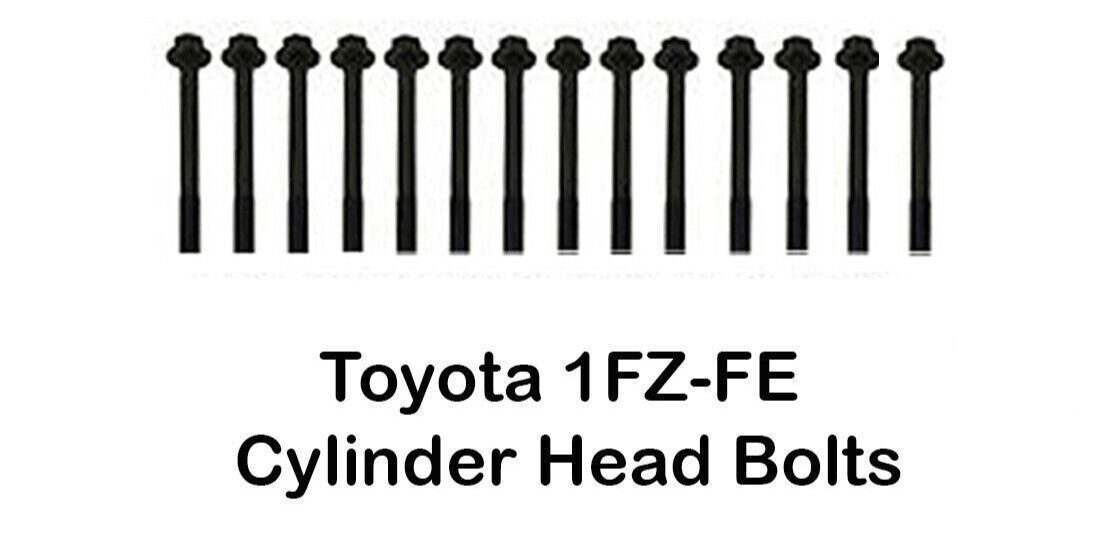 NEW Cylinder Head Bolts Set FOR Toyota 1FZ-FE Landcruiser Set x14 6 Cyl 24V DOHC