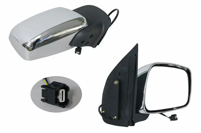 NEW RIGHT DOOR MIRROR FOR NISSAN PATHFINDER R51 07/2005 ~ 09/2013 CHROME