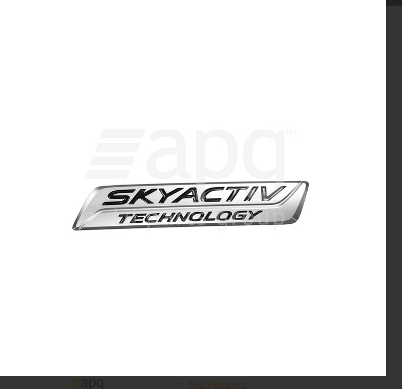 Genuine TAIL GATE BADGE EMBLEM FOR MAZDA CX-9 TC WAGON 7/2016-2021