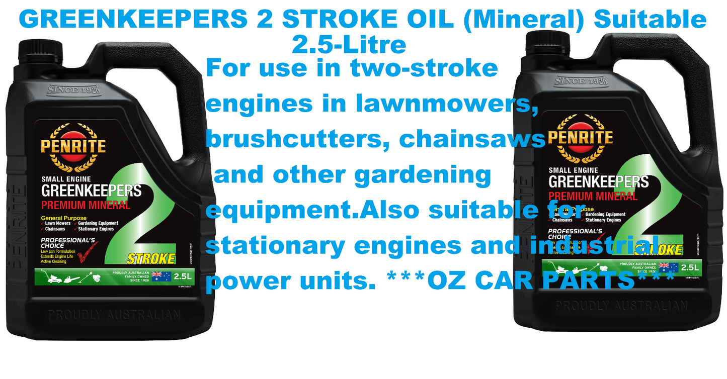 2.5-Litre 2-two Stroke Engine Oil stationary engines and industrial power units