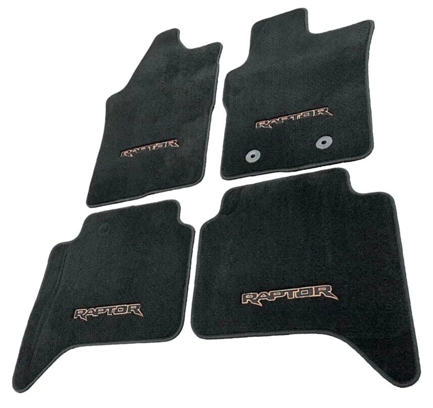 GENUINE FRONT REAR FLOOR MAT CARPET SET FOR Ford Next-Gen Ranger Raptor Premium