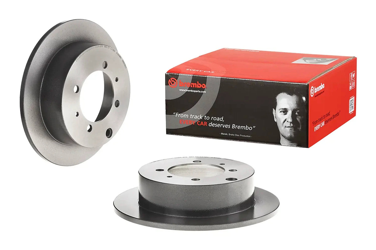 Brembo REAR Disc Brake Rotor FOR Mitsubishi Nimbus 2.4 UF i (N34W) *262MM
