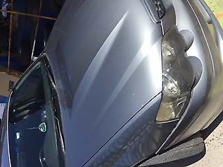 SILVER COLOUR BA BF XR BONNET XR8 XR6 BOSS BONNET STEEL WITH HUMP PAINT CODE M7