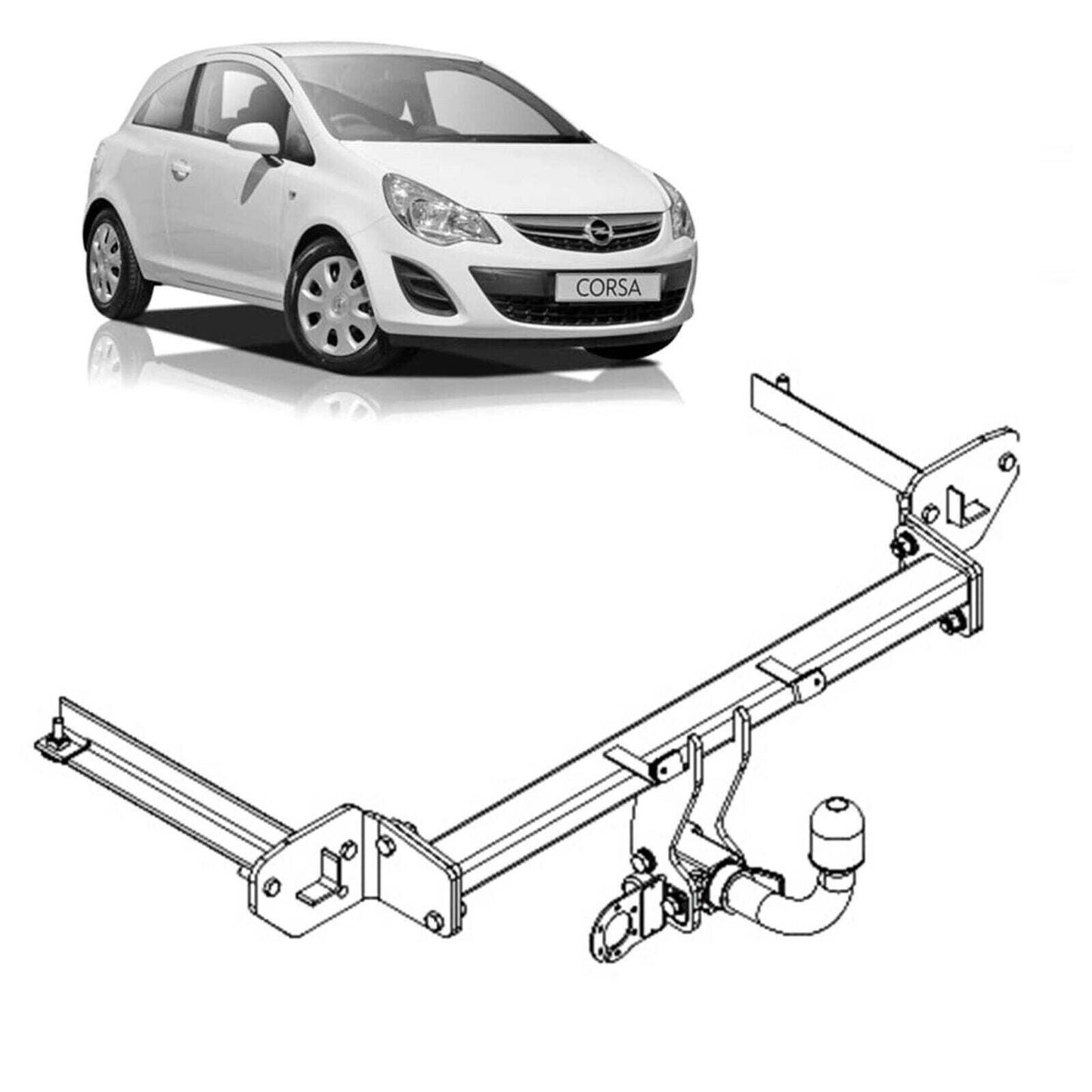 TAG Towbar for Opel Corsa (09/2012 - 12/2013)