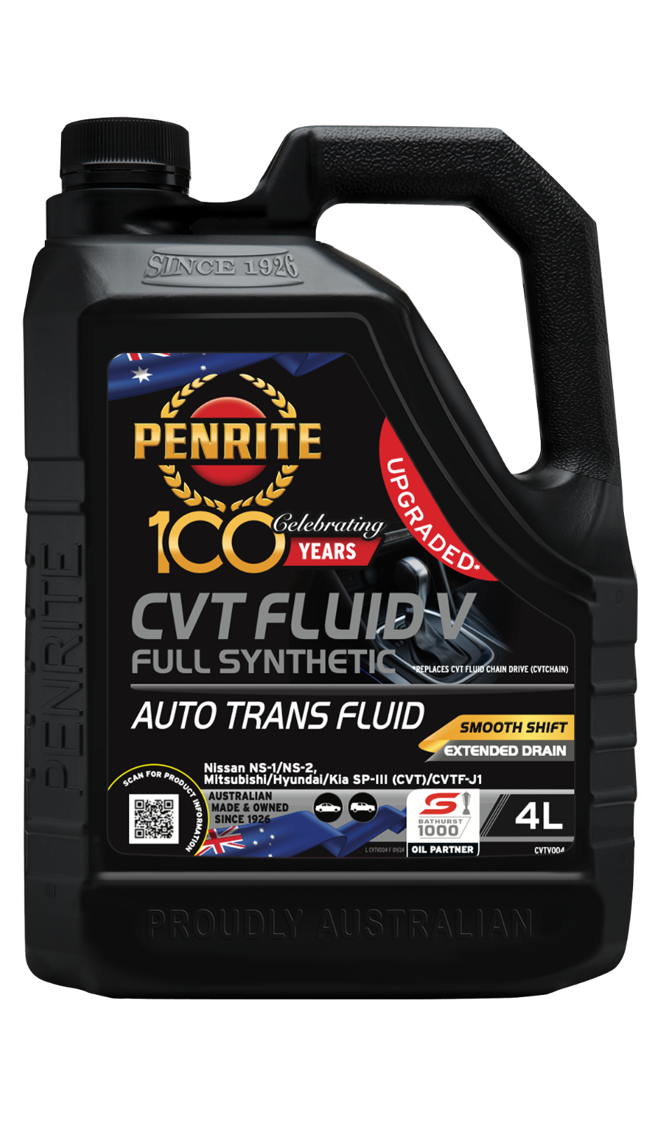 4-Litre Automatic Transmission Fluid Oil CVTV004 CVT FLUID V Full Synthetic Red