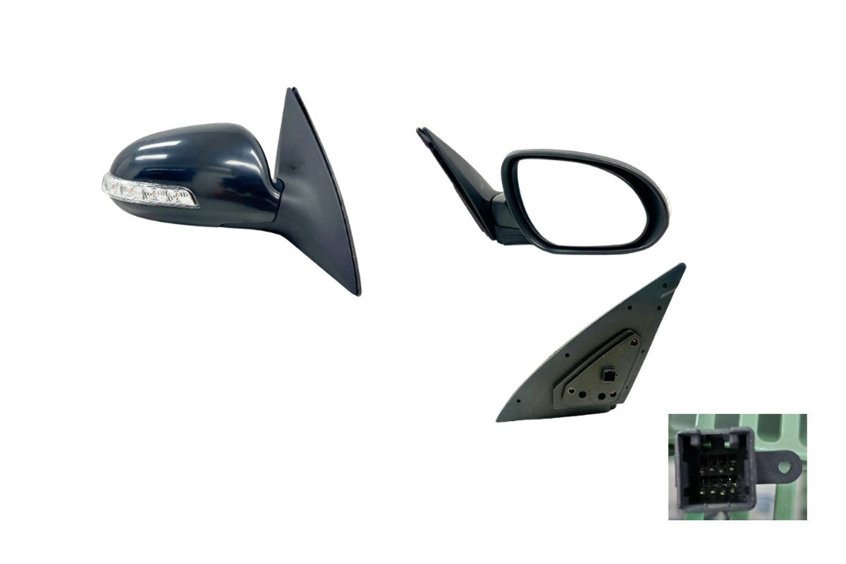 NEW RIGHT SIDE DOOR MIRROR FOR HYUNDAI I30 FD 09/07-04/12 HEATED+LIGHT+FOLDING