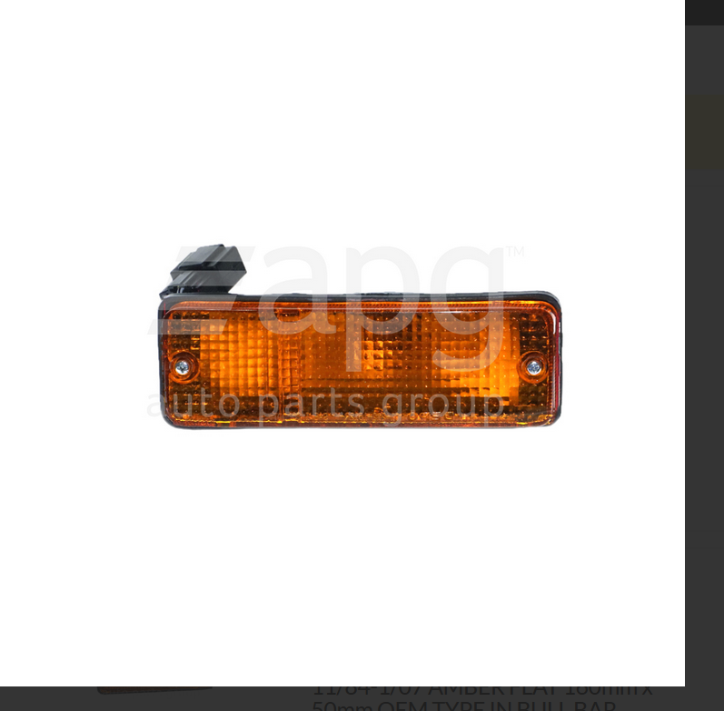 NEW LEFT FRONT PARK BLINKER LIGHT FOR TOYOTA LANDCRUISER 11/1984-1/2007