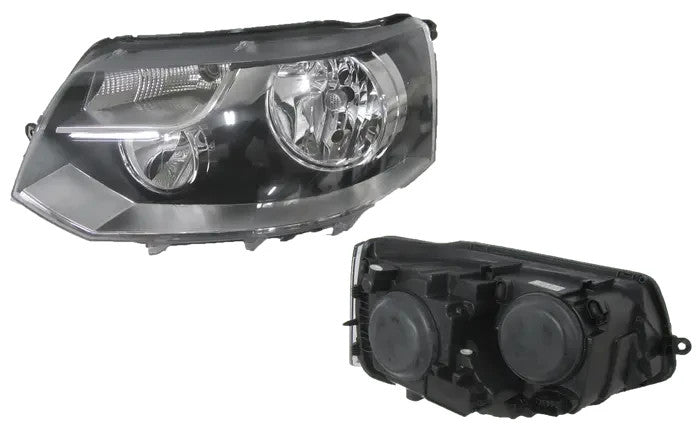 NEW LEFT HEADLIGHT FOR VOLKSWAGEN TRANSPORTER T5 7/2011-6/2015 TWIN BEAM TYPE