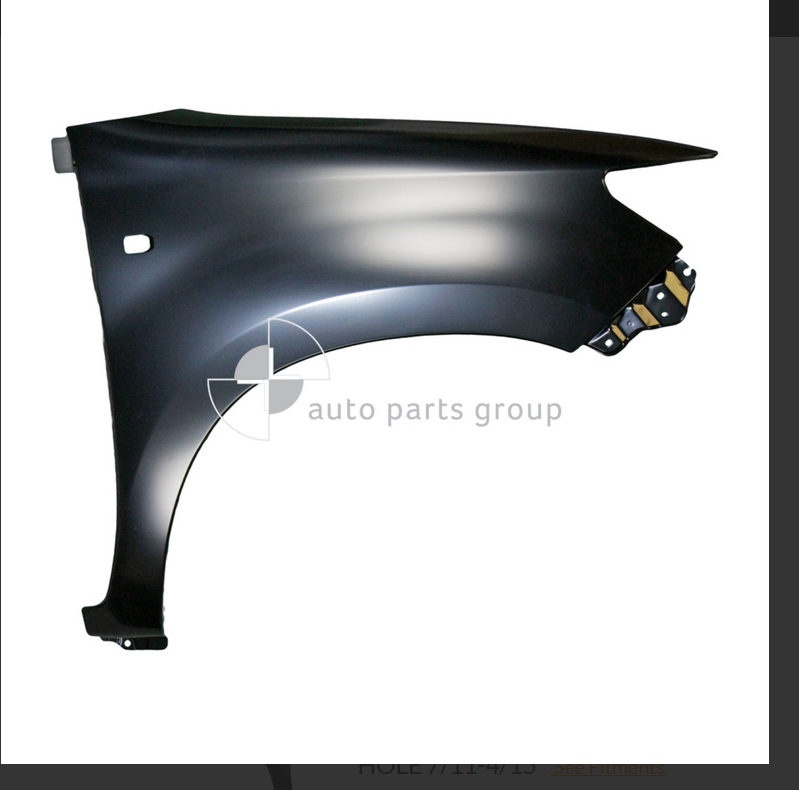 NEW DRIVER RIGHT FRONT GUARD FENDER FOR TOYOTA HILUX 7/2011-4/2015