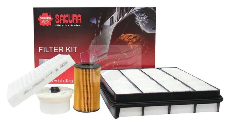 SERVICE FILTER KIT OIL AIR FUEL CABIN FOR TOYOTA LANDCRUISER VDJ200