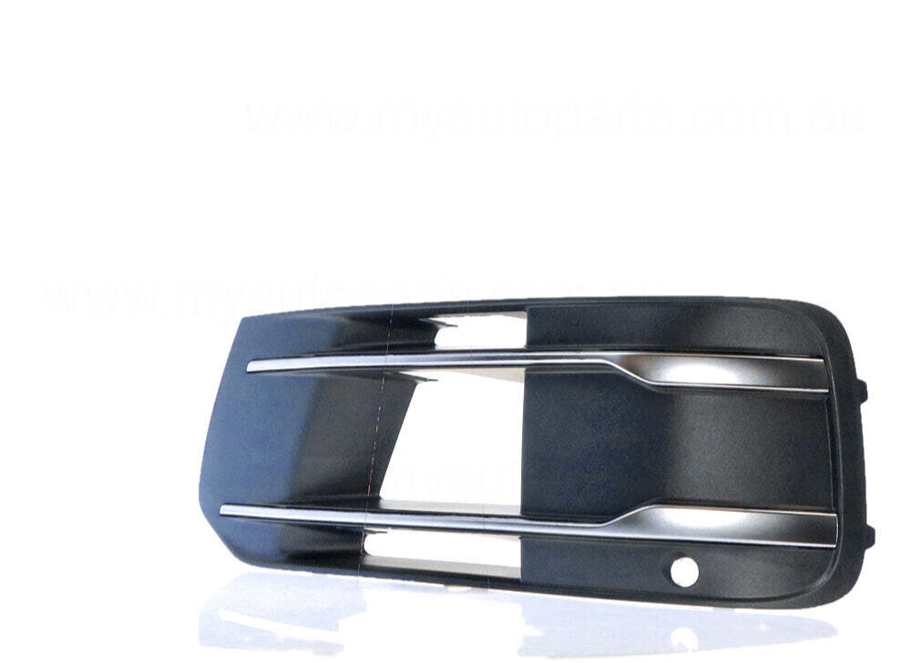GENUINE FRONT LEFT SIDE GRILLE BEZEL FOR Audi Q7 4M 2015-2021 anthrazit/chrom