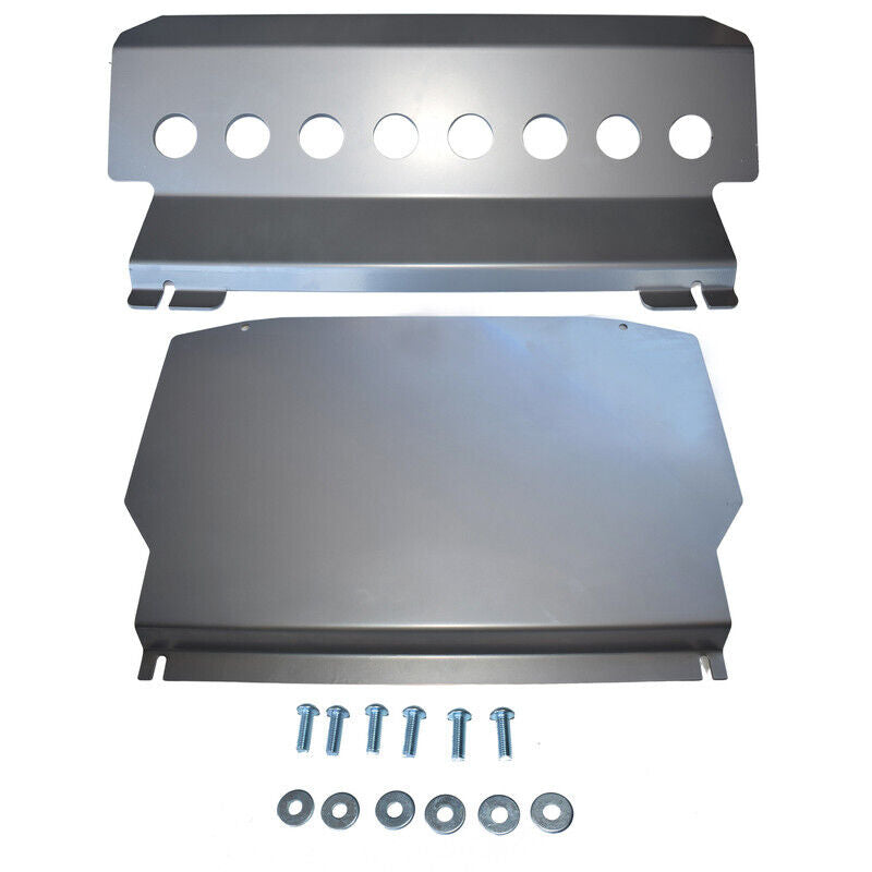 Silvery Bash Plates For Mitsubishi Pajero NS NT NW NX Underbody Guard 2006-2022