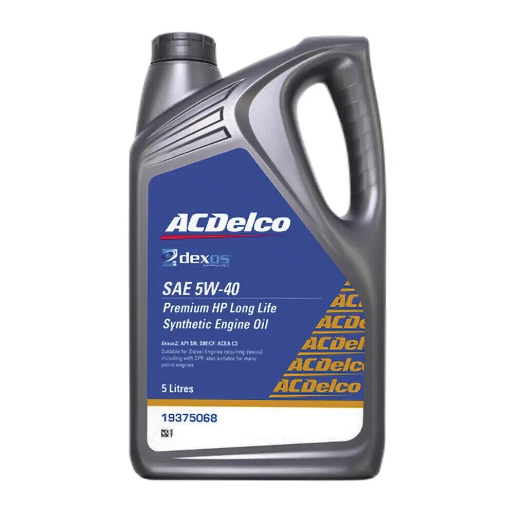 GENUINE Premium HP Long Life Synth 5W-40 Dexos 2 ENGINE OIL 5-LITER ACEA C3