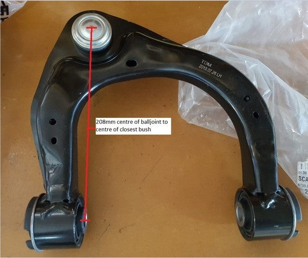 NEW RIGHT FRONT UPPER CONTROL ARM FOR FORD EVEREST UA 07/2015 ~ 05/2022 *208MM*