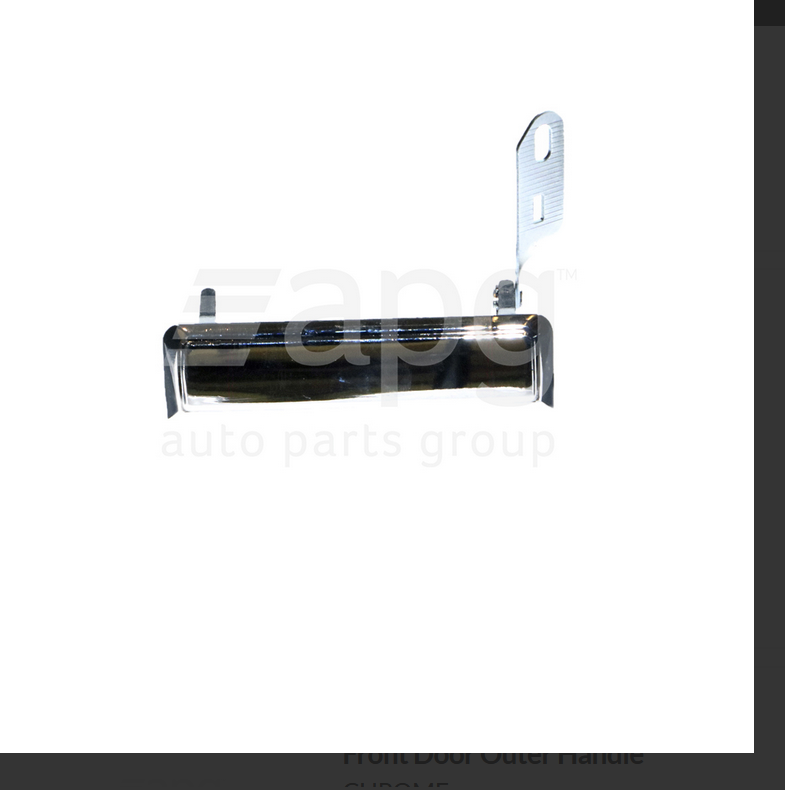 NEW LEFT FRONT OUTER DOOR HANDLE CHROME FOR TOYOTA LANDCRUISER 1970-11/1984