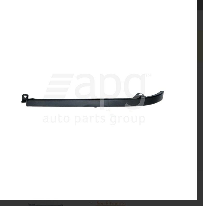 NEW FRONT BAR LEFT APRON MOULD FOR TOYOTA HILUX KZN165R 9/2001-7/2004