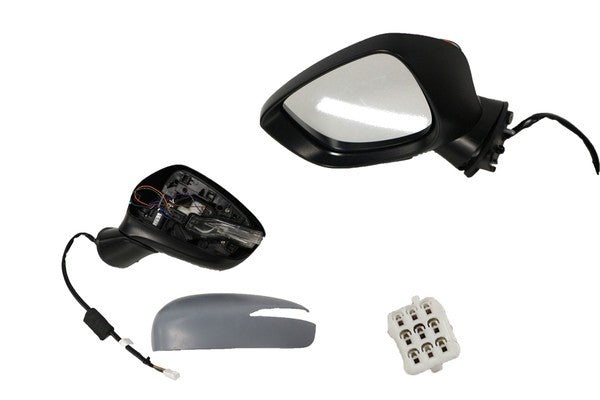 NEW LEFT SIDE DOOR MIRROR FOR MAZDA CX-3 DK 01/15-ON WITHOUT BLIND SPOT 8-PIN