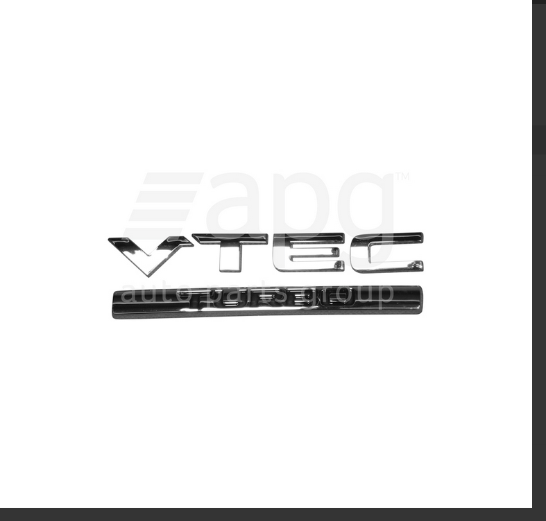 Genuine REAR TAIL GATE BADGE EMBLEM FOR HONDA CR-V RW 5/2017-8/2022 V-TEC TURBO