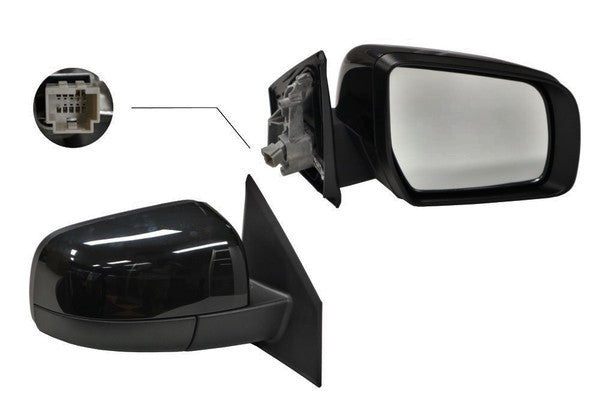 NEW RIGHT SIDE DOOR MIRROR FOR MAZDA BT-50 UP/UR 10/2011 ~ 05/2020 3-PIN BLACK