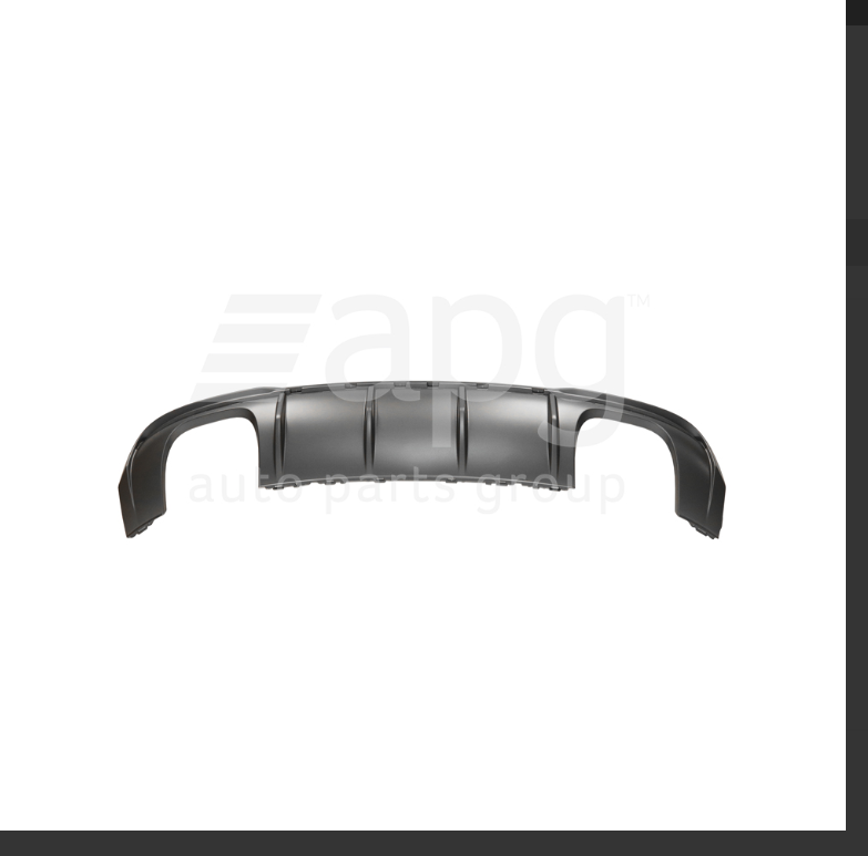 Genuine Rear Bar LOWER MOULD FOR Audi S3 8V 11/2016-1/2019 Platinum grey