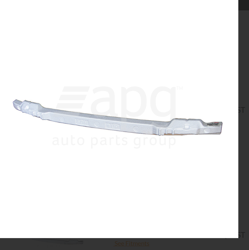 GENUINE Front Bar Absorber FOR TOYOTA COROLLA 4/10 - 12/13 4DR ASCENT / CONQUEST