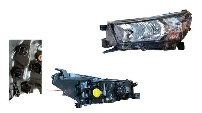 NEW LEFT HEADLIGHT FOR TOYOTA HILUX WORKMATE,SR,SR HI-RIDER 4WD 05/2020-ON 4X4