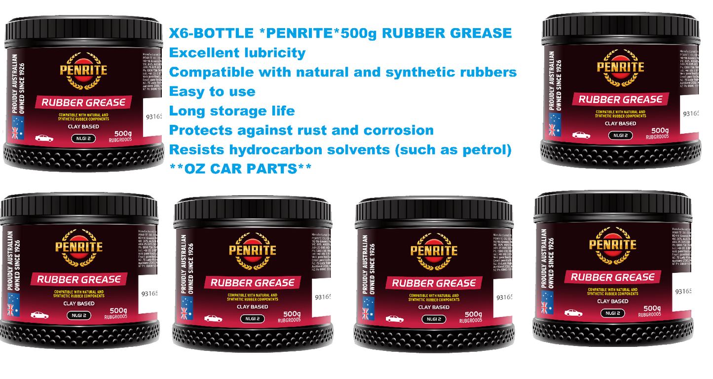X6-PACK 3Kg RUBBER GREASE ideal for use as an automotive shock absorbers.