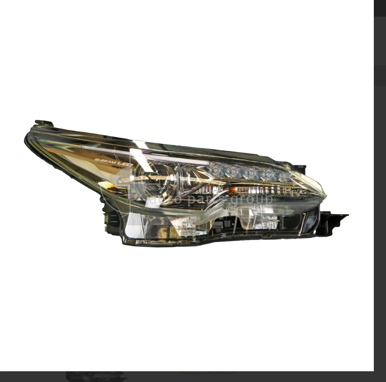 GENUINE RIGHT HEADLIGHT FOR TOYOTA FORTUNER CRUSADE WAGON LED TYPE 7/2015-7/2022